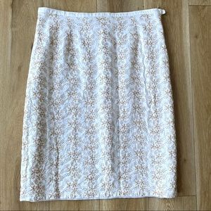 Jennifer & Grace Women's Plus Size Floral Embroidered Mini Skirt Size 14